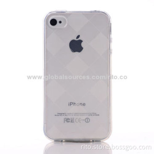 New Waffle Design TPU Hard Shell for iPhone 4/4s, iPhone 5/5s